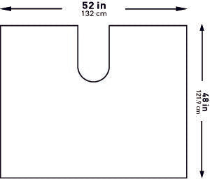 McKesson - Orthopedic Drape Impervious U-Drape 52 W X 48 L Inch Sterile - 183-I80-09192-S