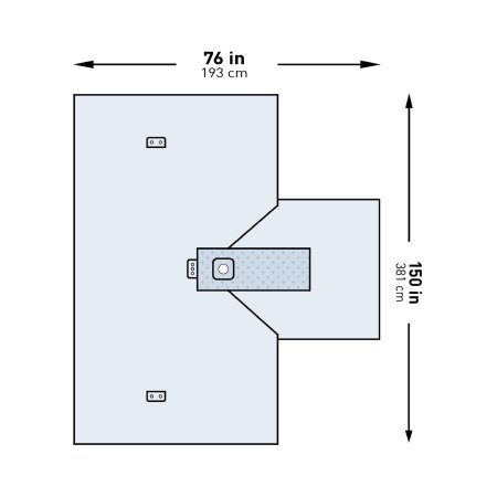 McKesson - Orthopedic Drape Hand Drape 76 W X 150 L Inch Sterile - 183-I80-09108G-S