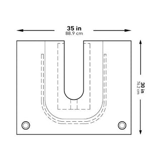 McKesson - Orthopedic Drape U-Drape with Pouch 35 W X 30 L Inch Sterile - 183-I80-09169-S