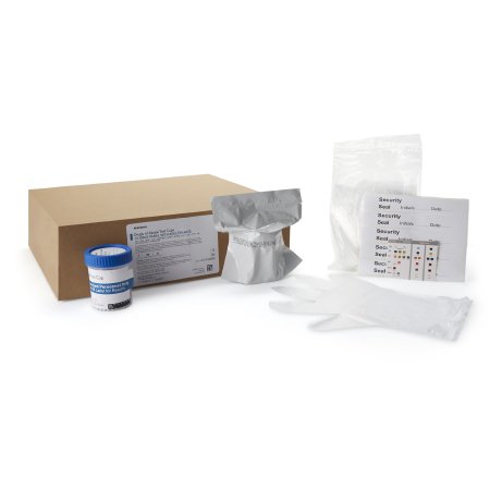 McKesson - Drugs of Abuse Test 12-Drug Panel with Adulterants AMP, BAR, BZO, COC, mAMP/MET, MDMA, MOP300, MTD, OXY, PCP, TCA, THC (OX, pH, SG) Urine Sample 25 Tests - 16-5125A3