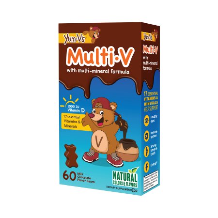 YumV's - Multivitamin Supplement Gummy 60 Per Box Milk Chocolate Flavor - 8052-06