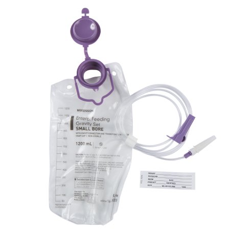 McKesson - Gravity Feeding Bag Set with ENFit Connector 1200 mL - 16-702500