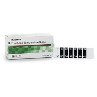 McKesson - Single Patient Skin Thermometer 94 to 104 °F Line Indicator Display - 16-TSTRP