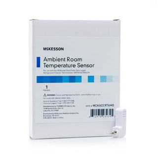 McKesson - Ambient Room Temperature Sensor Temperature Range: 32-122ºF (0-50ºC) For use with the Dual Probe Data Logger Refrigerator/ Freezer Thermometer, MFR # MCK80022P - MCKACCRTAMB