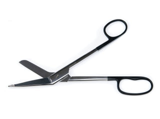 McKesson Argent SuperCut - Bandage Scissors Lister 8 Inch Length Surgical Grade Stainless Steel NonSterile Finger Ring Handle Blunt Tip / Blunt Tip - 43-1-243