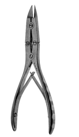 McKesson Argent - Bone Splitting Forceps Ruskin-Kleinert-Kutz 6 Inch Length Surgical Grade German Stainless Steel NonSterile NonLocking Plier Handle with Spring Straight - 43-1-626