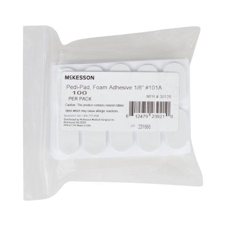 McKesson Pedi-Pad - Protective Pad Size 101-A Adhesive Foot - 30126