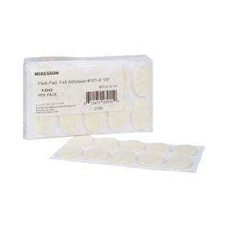 McKesson Pedi-Pad - Protective Pad Size 101-Regular Adhesive Foot - 30130