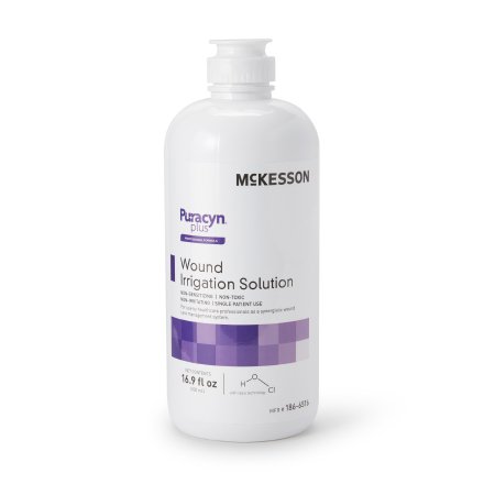 McKesson Puracyn Plus Professional - Wound Cleanser 16.9 oz. Flip Top Bottle NonSterile Antimicrobial - 186-6516