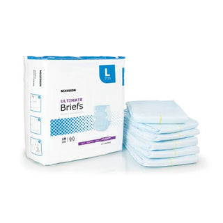 McKesson - Unisex Adult Incontinence Brief Large Disposable Heavy Absorbency - BR33892