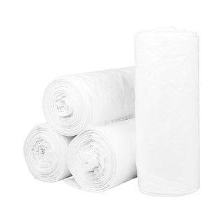 McKesson - Trash Bag 45 gal. White LLDPE 0.80 mil 40 X 46 Inch Star Seal Bottom Coreless Roll - WSL4046XHW