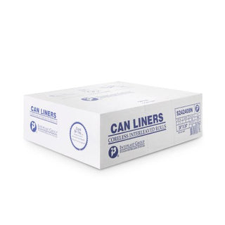 McKesson - Trash Bag 10 gal. Clear HDPE 8 Mic. 24 X 24 Inch Star Seal Bottom Coreless Roll - S242408N-1