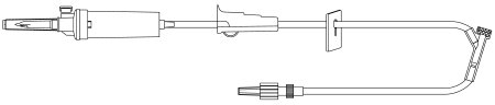 MedStream - Primary IV Administration Set 20 Drops / mL Drip Rate 81 Inch Tubing 1 Port - MS721