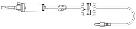 MedStream - Primary IV Administration Set 20 Drops / mL Drip Rate 92 Inch Tubing Without Ports - MS755