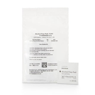 McKesson - Alcohol Prep Pad 70% Strength Isopropyl Alcohol Individual Packet NonSterile - PT99999000147A