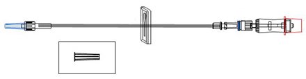 McKesson - Extension Set 62 Inch Tubing 1 Port - MS960SP