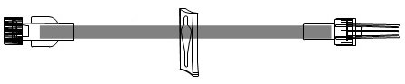 McKesson - Extension Set 7 Inch Tubing Without Ports 1.3 mL Priming Volume - MS433
