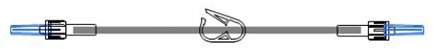 McKesson - Extension Set 60 Inch Tubing Without Ports 1 mL Priming Volume - MS460