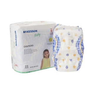 McKesson - Unisex Baby Diaper Size 6 Disposable Moderate Absorbency - BD-SZ6