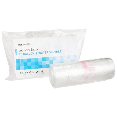 McKesson - Laundry Bag Water Soluble 20 to 25 gal. Capacity 26 X 33 Inch - 03-641A