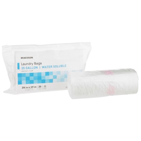 McKesson - Laundry Bag Water Soluble 30 to 35 gal. Capacity 28 X 39 Inch - 03-1347