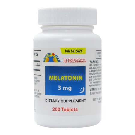McKesson - Natural Sleep Aid 200 per Box Tablet 3 mg Strength - 864-20-HST