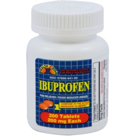 Health Star - Pain Relief 200 mg Strength Ibuprofen Tablet 200 per Bottle - 941-20-HST
