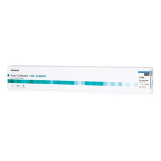 McKesson - Foley Catheter 2-Way Standard Tip 5 cc Balloon 24 Fr. Silicone - 16-SFOL524