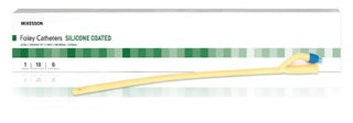 McKesson - Foley Catheter 2-Way Standard Tip 30 cc Balloon 16 Fr. Silicone Coated Latex - 16-SLFOL3016