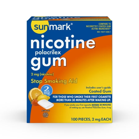 McKesson - Stop Smoking Aid 2 mg Strength Gum - 70677008501