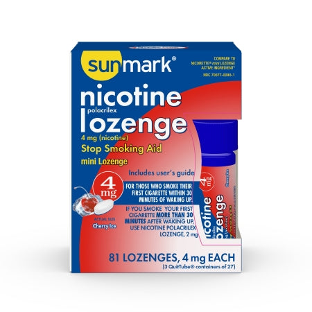 McKesson - Stop Smoking Aid 4 mg Strength Lozenge - 70677009001