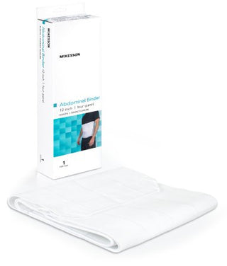 McKesson - Abdominal Binder Large / X-Large Hook and Loop Closure 62 to 74 Inch Waist Circumference 12 Inch Height Adult - 155-79-89220