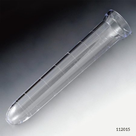 McKesson - Urinalysis Tube Round Bottom Plain 21 X 105 mm 12 mL Without Color Coding Polystyrene Tube - 177-112015