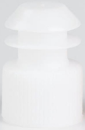 McKesson - Tube Closure Polyethylene Flanged Plug Cap White 13 mm For Use with 13 mm Blood Drawing Tubes, Glass Test Tubes, Plastic Culture Tubes NonSterile - 177-118240W