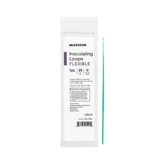 McKesson - Inoculating Loop 1 µL High Impact Polystyrene Integrated Handle Sterile - 16-1FL