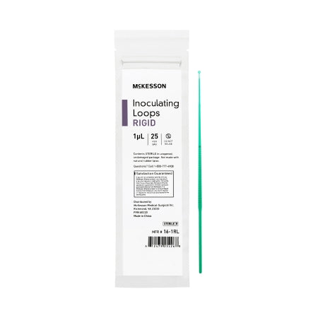 McKesson - Inoculating Loop 1 µL Polystyrene Integrated Handle Sterile - 16-1RL