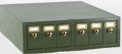 McKesson - Slide Storage Cabinet Metal 6 Dual Slotted Drawers - 177-513500G