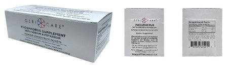 Geri-Care - Dietary Supplement Phosphorus / Sodium / Potassium 250 mg -160 mg - 280 mg Strength Oral Powder 100 per Box Strawberry Flavor - 844-01-GCP