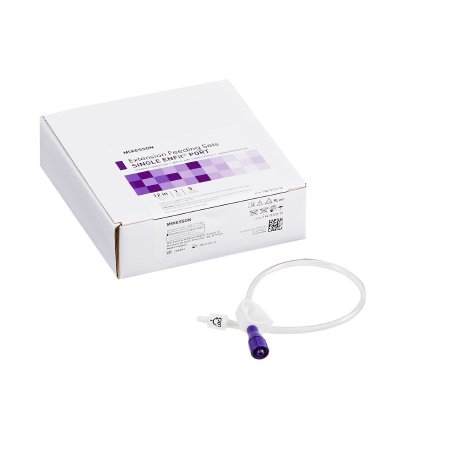 McKesson - Bolus Enteral Feeding Extension Tube Set 12 Inch, Enfit, Secure Lock Straight Connector and Clamp, NonSterile - 194-0123-12
