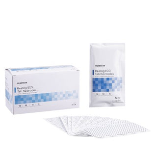 McKesson - ECG Tab Electrode Resting Non-Radiolucent Vinyl Material 100 per Pack - 87-230