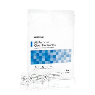 McKesson - ECG Snap Electrode Monitoring Non-Radiolucent Cloth Backing 50 per Pack - 87-330