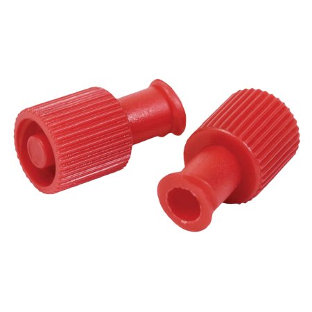 McKesson - Dual Function Syringe Cap Red, Sterile - MSR1500