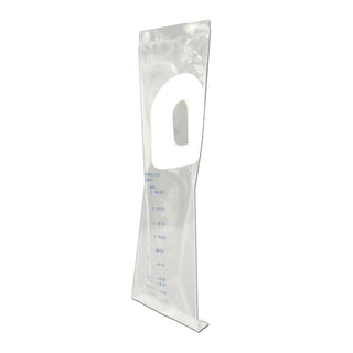 Precision Dynamics Pediatric Urine Collection Bag UR-Assure 200 mL (7 oz.) Adhesive Closure NonSterile - Box of 50 - 05001-00-MCF