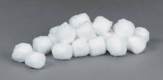 TIDI Cotton & Rayon Balls - Rayon Cotton Ball, Nonsterile, White, Size M - Case of 2000 - 969163