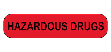 Health Care Logistics Hazardous Drugs Labels - Pack of 1000 - 17520