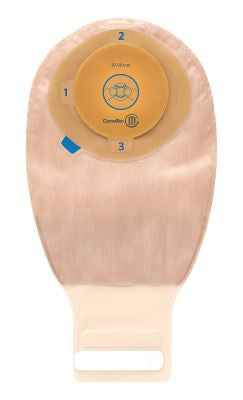 Convatec Esteem + Ostomy Pouch One-Piece System 12 Inch Length 13/16 to 1-3/16 Inch Drainable Box of 10 - 413521