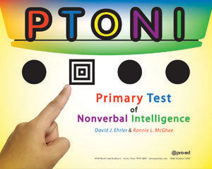 PTONI: Primary Test of Nonverbal Intelligence By David J. Ehrler And  Ronnie L. McGhee