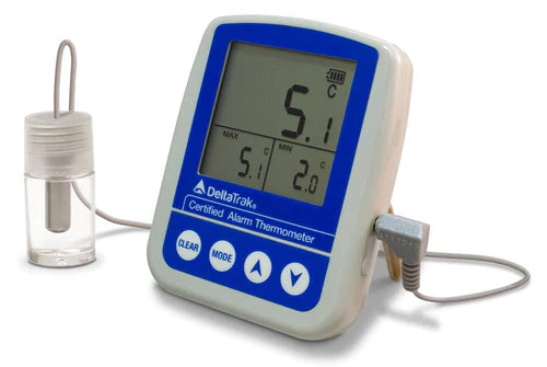DeltaTrak Certified Min/Max Alarm Thermometer - 12237
