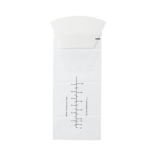 Medline Emesis Bags with Paper Funnel, Graduations, LDPE, Clear - Case of 500 - NON70600