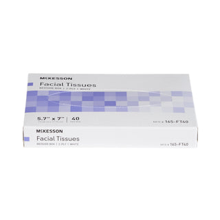 McKesson McKesson Facial Tissue White 5-7/10 X 7 Inch - Case of 8000 - 165-FT40